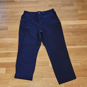 Old Navy Women's Navy Straight-Leg Chinos